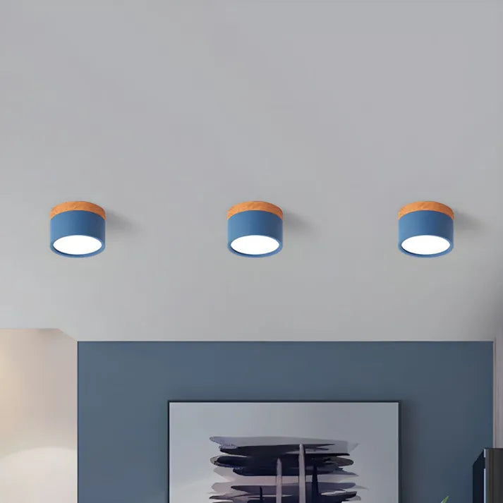 Garduru Zylinder LED Deckenleuchte – Minimalistische Einbauleuchte für moderne Flure