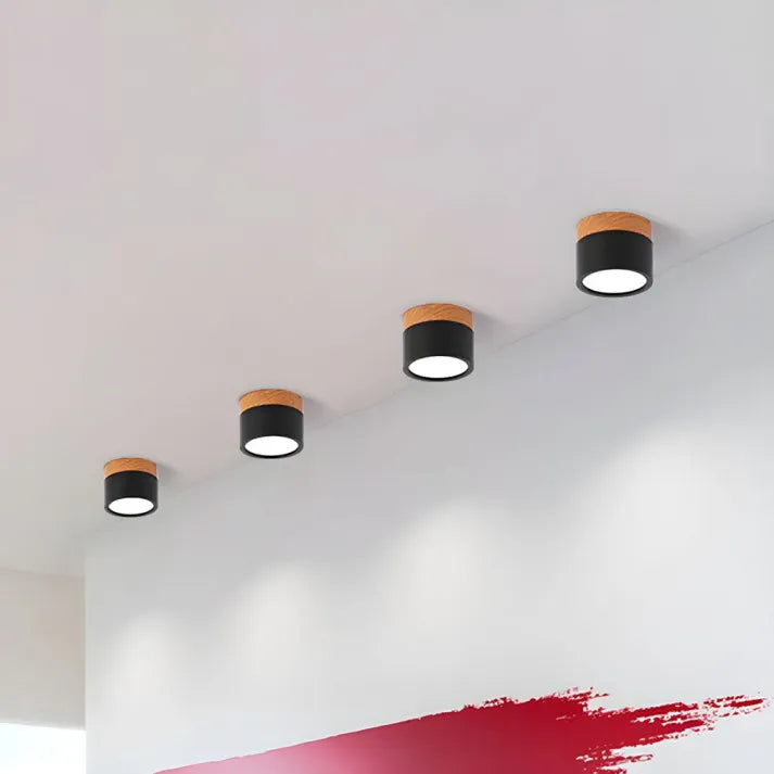Garduru Zylinder LED Deckenleuchte – Minimalistische Einbauleuchte für moderne Flure