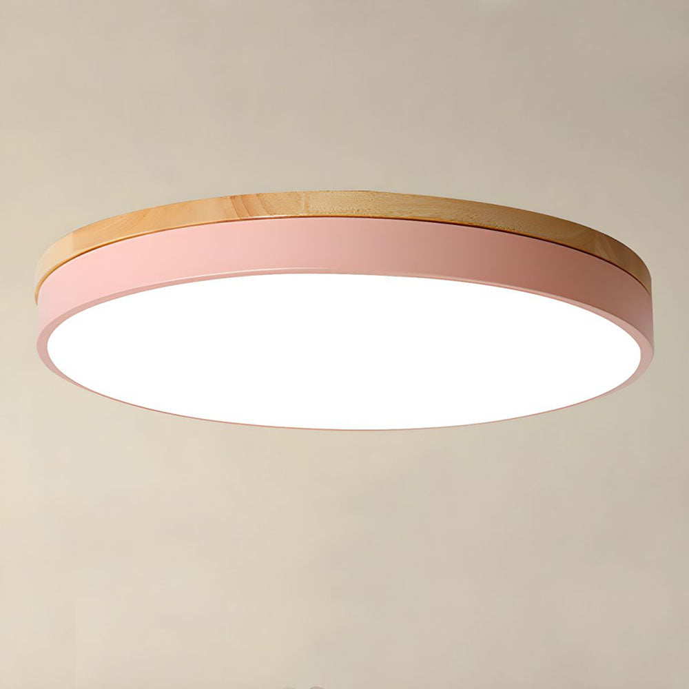 Deckenleuchte Modern Holz LED Aufbaustrahler