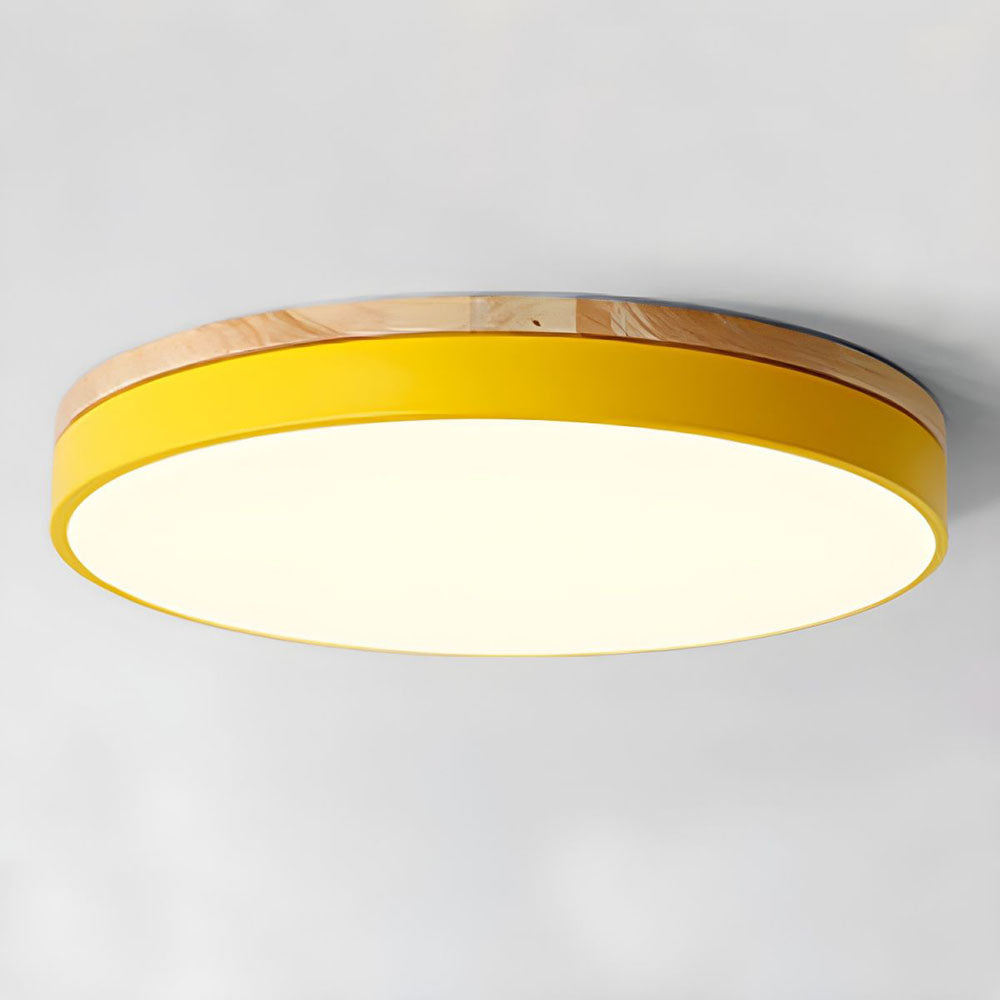 Deckenleuchte Modern Holz LED Aufbaustrahler