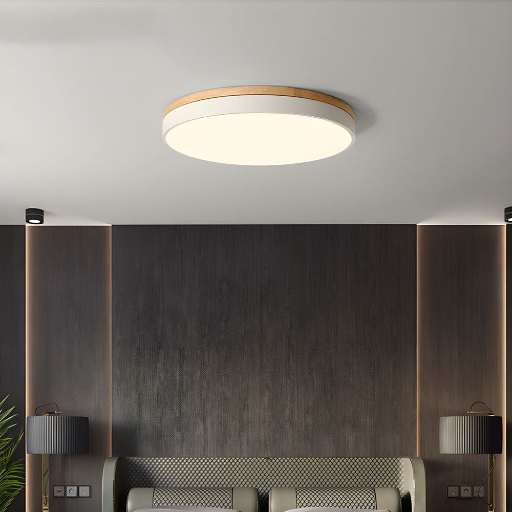 Deckenleuchte Modern Holz LED Aufbaustrahler