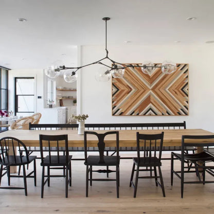 Suspension Sputnik Bifurkation - Moderner Lüster aus geblasenem Glas und Metall