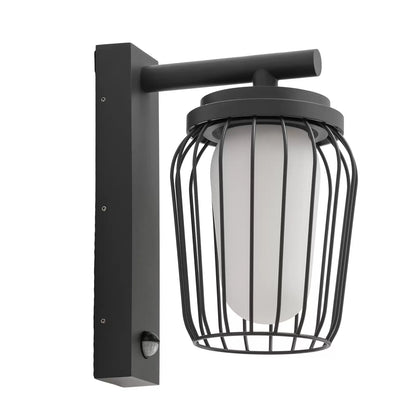 Aluminium Bewegungsmelder Außenlampe für Haus und Garten Sicherheit