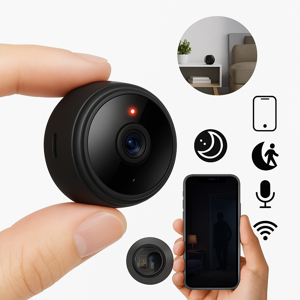 Sicherheitskamera Drahtlos Innen Nachtsicht HD