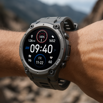 Smartwatch Rugged Wasserdicht Fitness Outdoor Tracker