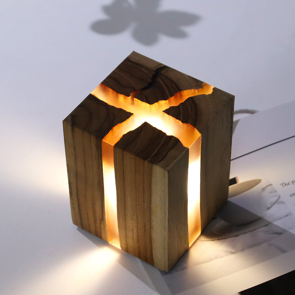 Woodbox| Tischlampe