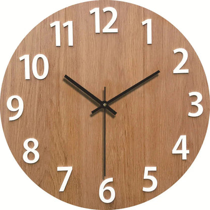 Garduru - Minimalistische Holz-Wanduhr Für Modernes Wohndesign