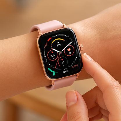 Smartwatch Fitness Tracker mit Gesundheitsüberwachung