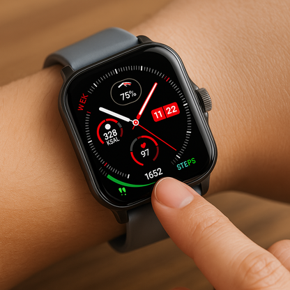 Smartwatch Fitness Tracker mit Gesundheitsüberwachung