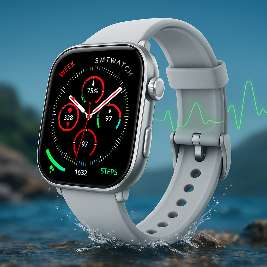 Smartwatch Fitness Tracker mit Gesundheitsüberwachung