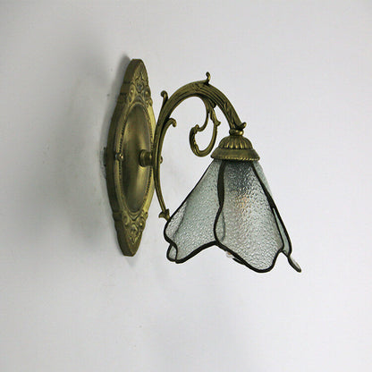 Garduru Vintage Glas Wandlampe | Buntglas | Einzigartiges Design | Beleuchtung für Zuhause