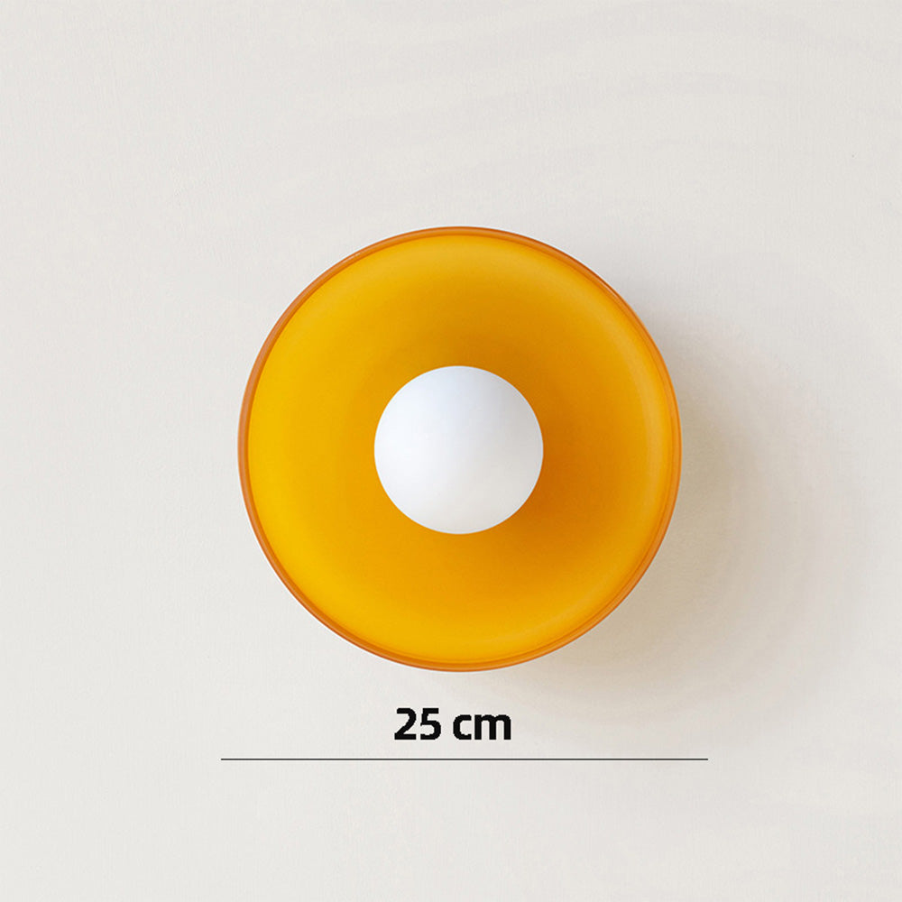 Garduru Runde Glas-Deckenleuchte – Elegantes & Minimalistisches Design