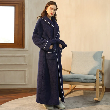 Winter Flanellbademantel | LumeCozy