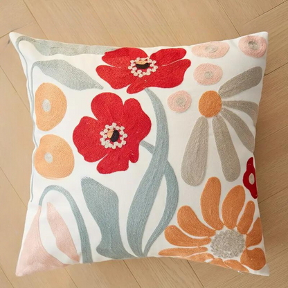 Garduru Kissenbezug mit Botanischem Blumenmuster