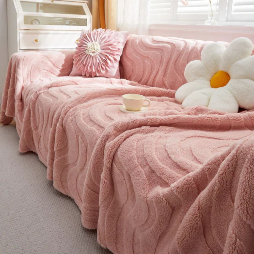 Tranquil Loom Plüsch Sofabezug