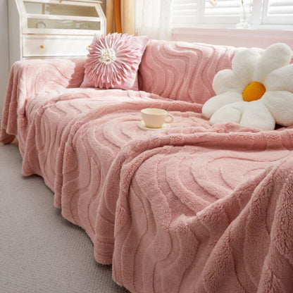 Tranquil Loom Plüsch Sofabezug