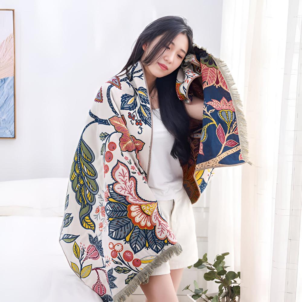 Wendbares Gartenblüte Badetuch