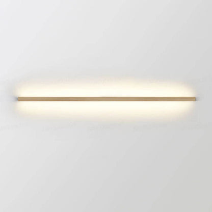 Japanische minimalistische Holzstreifen LED Wandleuchte Lampe