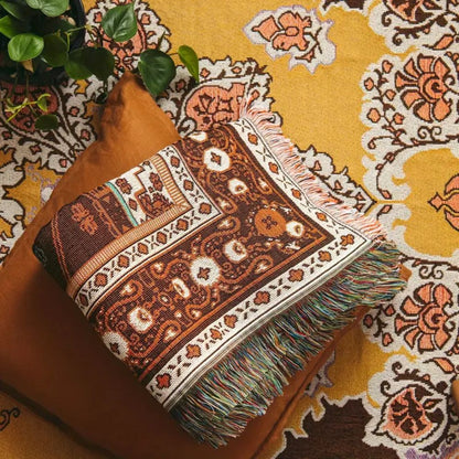 Boho Chic gemustertes Überwurfdecke