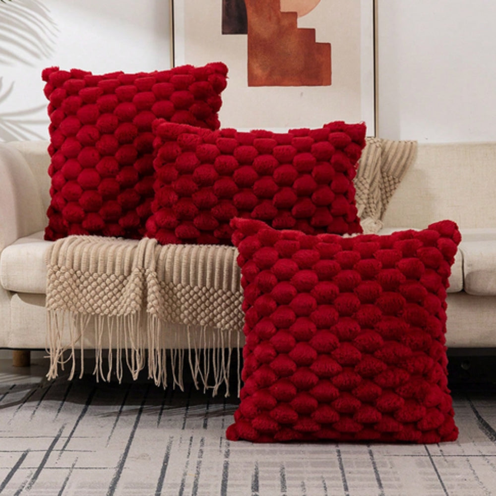 CloudLuxe – Weiche Marshmallow-Kissenbezug mit luxuriöser 3D-Textur