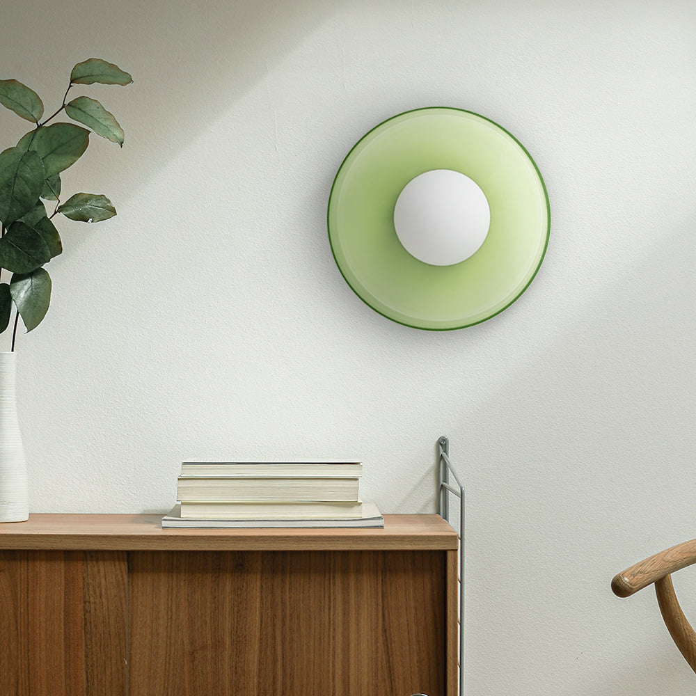 Garduru Runde Glas-Deckenleuchte – Elegantes & Minimalistisches Design