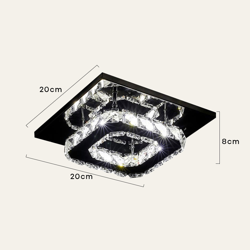 Deckenleuchte Kristall LED Modern Flush Fixture