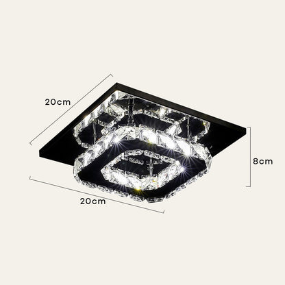Deckenleuchte Kristall LED Modern Flush Fixture