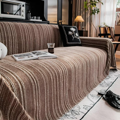 Regal Stripes Chenille Sofabezug