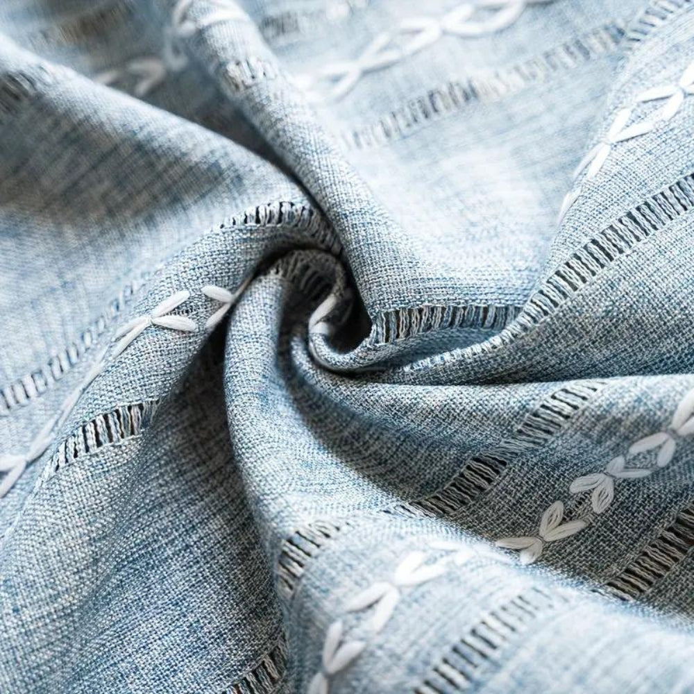 Boho Baumwolle Leinen Küchenvorhänge