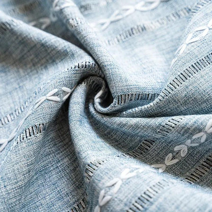 Boho Baumwolle Leinen Küchenvorhänge