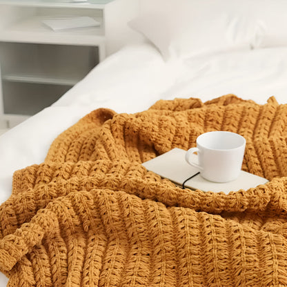Vintage Chunky Strickdecke