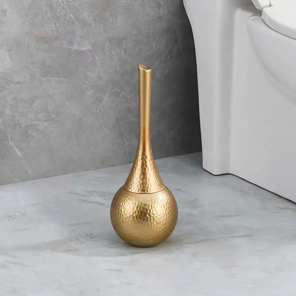 Luxus Toilettenbürsten Set Ersetzbürste mit weichen Borsten Langer Griff
