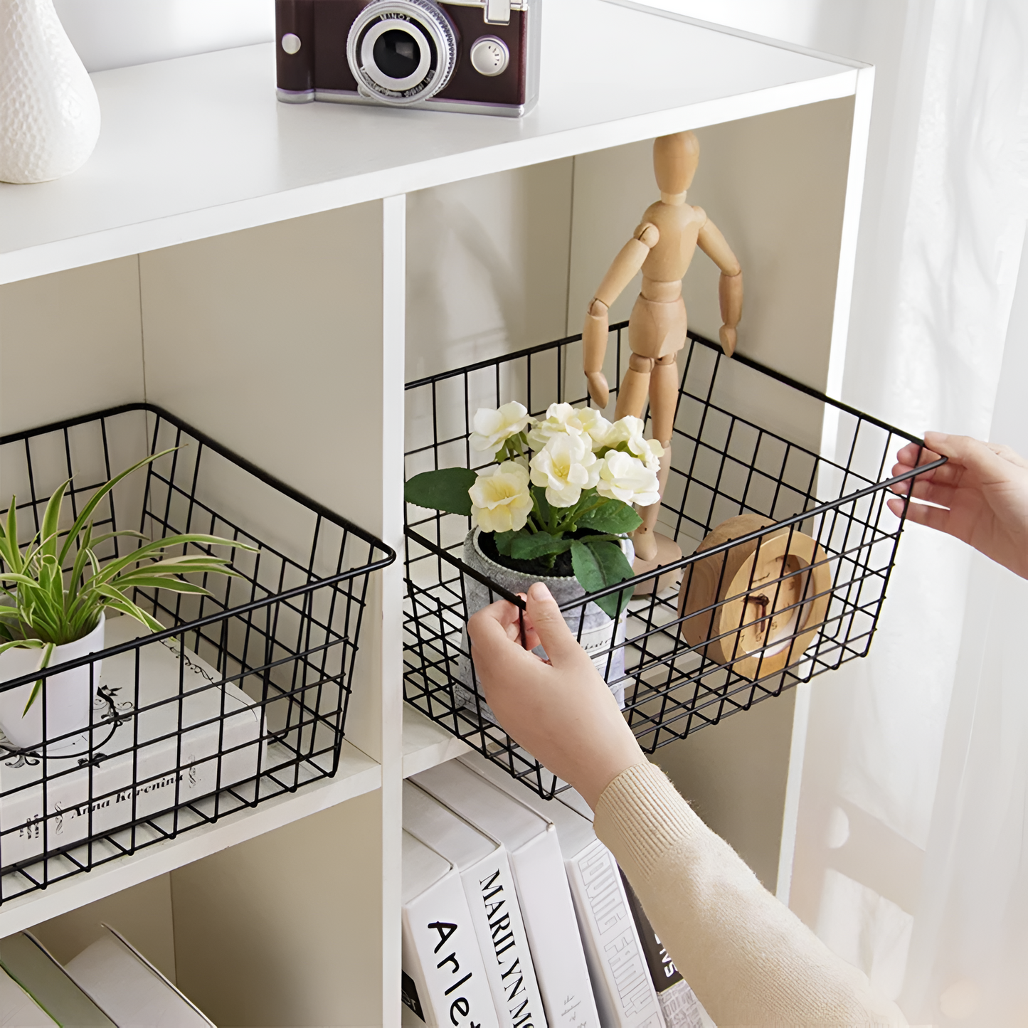 Sleek Wire Organizer Aufbewahrungskorb