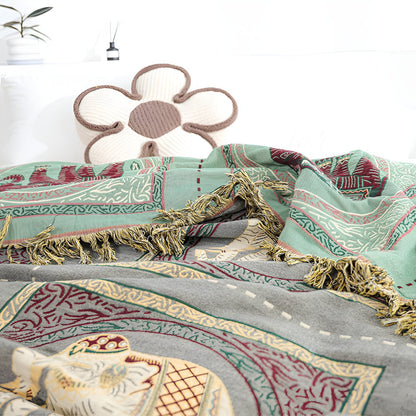 Bohemian Elefantenmuster Quastendecke