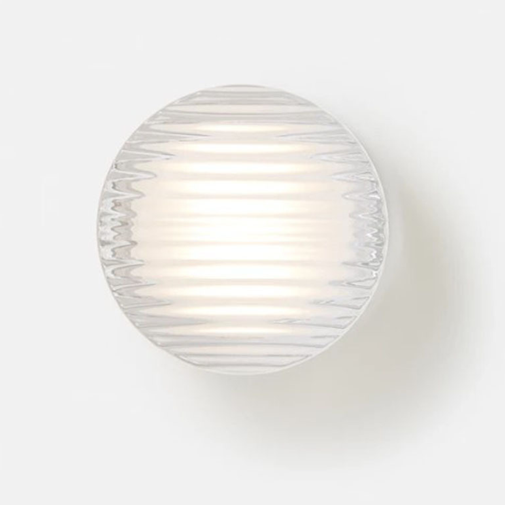 Moderne runde LED Wandleuchte – Sanftes Licht mit Glasdiffusor Mylk für Wohnzimmer und Schlafzimmer
