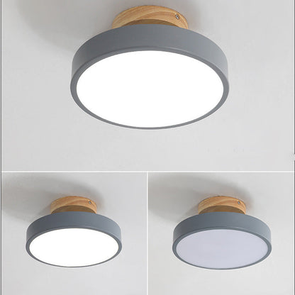 LED Deckenleuchte Holz Flush Mount Leuchte