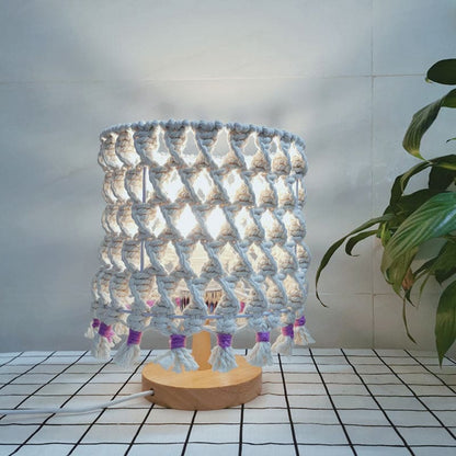 Garduru - Handgemachte Touwlampe mit Warmer LED-Beleuchtung für Gemütliches Ambiente