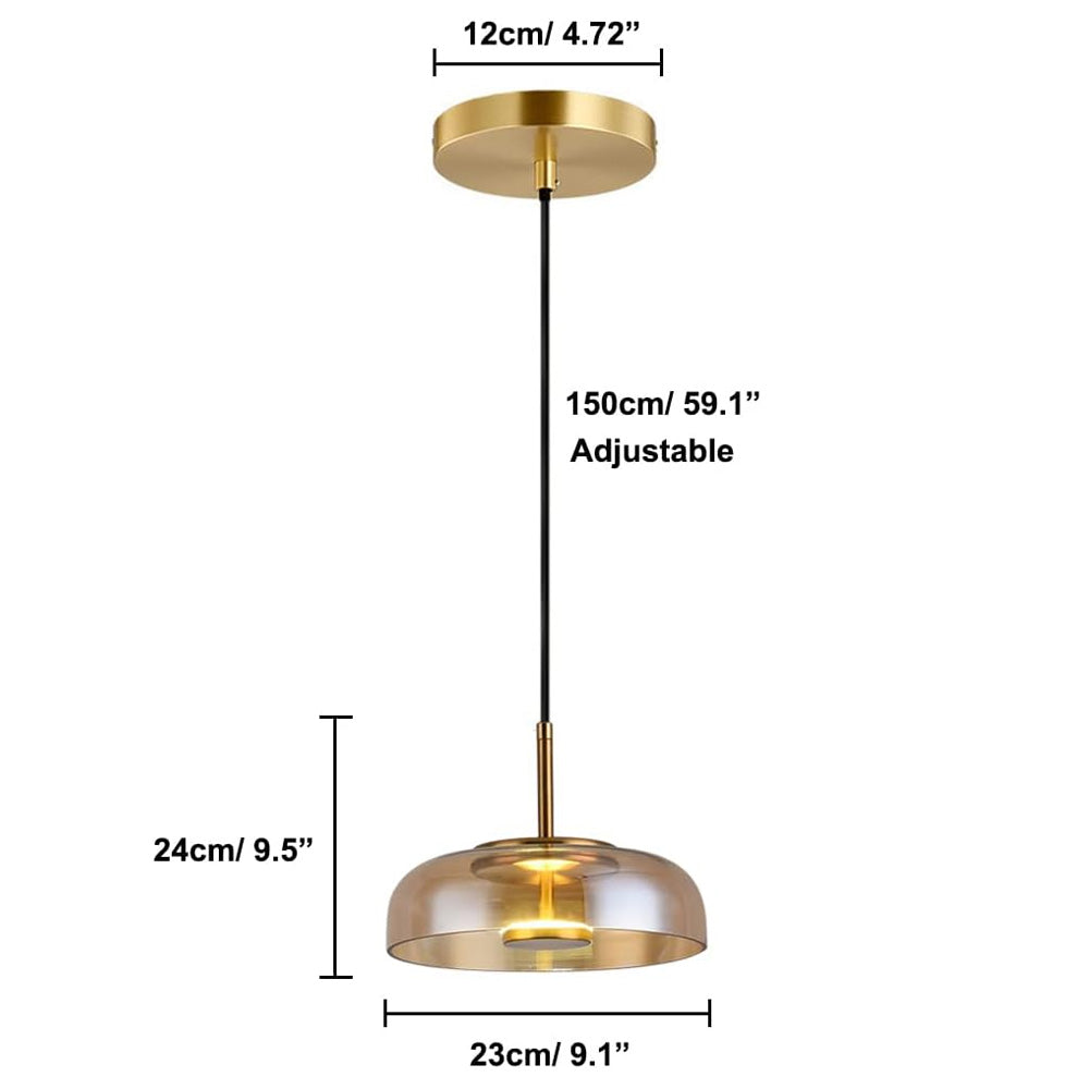 Pendelleuchte Moderne Glas LED Deckenlampe