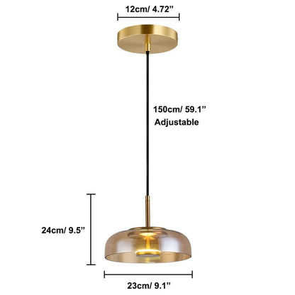Pendelleuchte Moderne Glas LED Deckenlampe