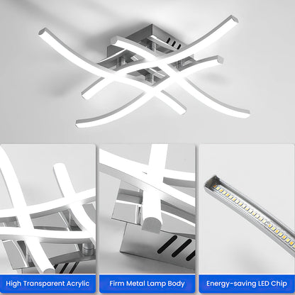 LED Deckenleuchte Moderne Aluminium Einbauleuchte