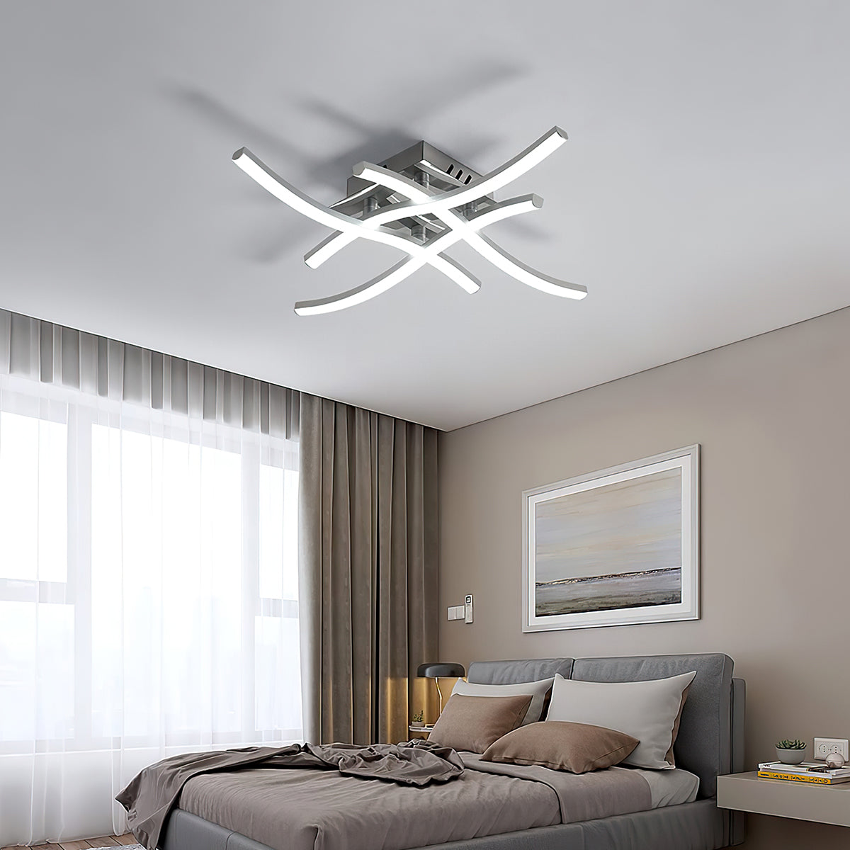 LED Deckenleuchte Moderne Aluminium Einbauleuchte
