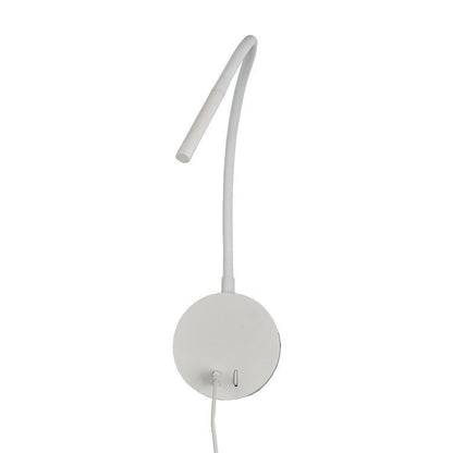 Garduru USB LED-Wandleuchte | Wiederaufladbar | Flexibler Silikon-Spot | Leselampe | Modernes Design