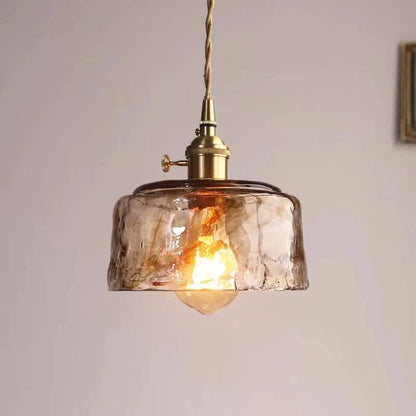 Pendelleuchte Vintage Glas Deckenleuchte