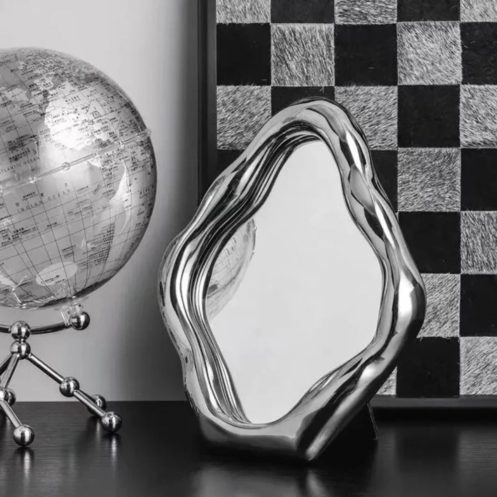 Wave Skulpturales Tischspiegel