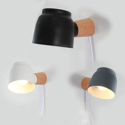 Garduru Nordic Wandlampe | Drehbares Zylinderdetail | Minimalistisches Design | LED Wandleuchte