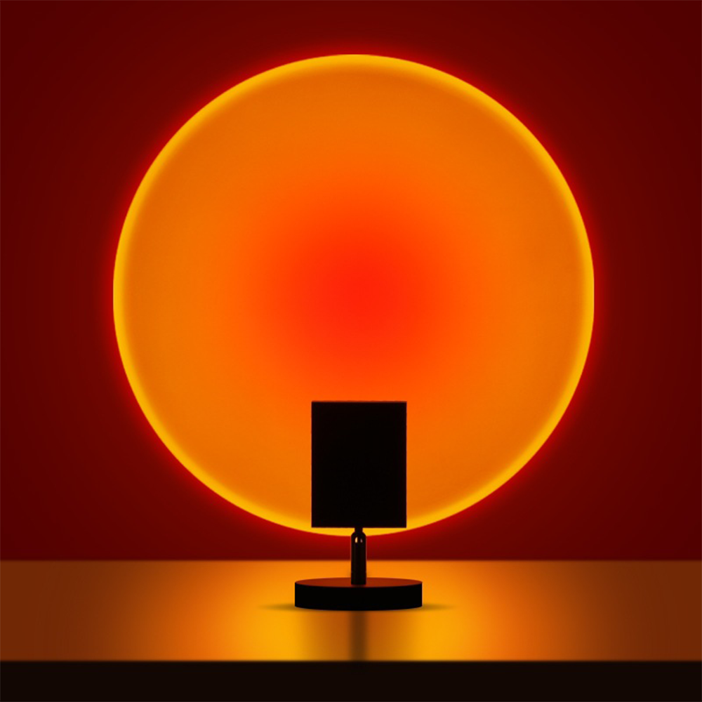 SunsetLuxe - Retro Sunset Tischlampe