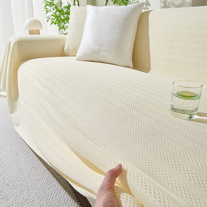 Gestreiftes Sommer-Kühlsofa-Wurf-Couchbezug