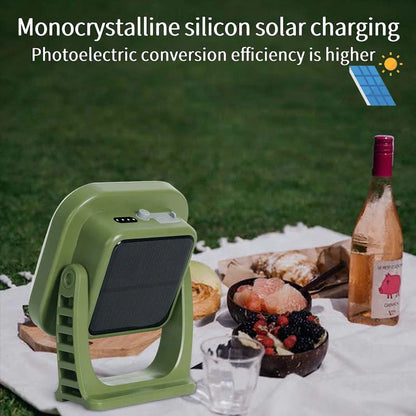 80W LED Solar-Aufladbare Campinglampe mit Magnet und Zoomfunktion