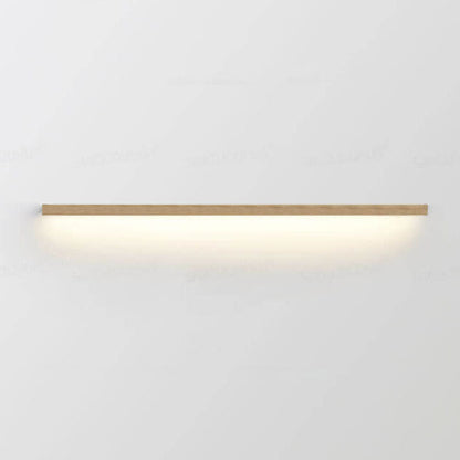 Japanische minimalistische Holzstreifen LED Wandleuchte Lampe