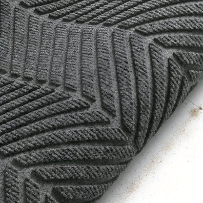 Chevron-Rillen Rutschfeste Fußmatte